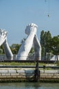 The Venice Arsenal, ancient shipyard, in the city of Venice. Royalty Free Stock Photo