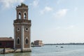 The Venice Arsenal, ancient shipyard, in the city of Venice. Royalty Free Stock Photo