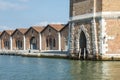 The Venice Arsenal, ancient shipyard, in the city of Venice. Royalty Free Stock Photo