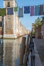 The Venice Arsenal, ancient shipyard, in the city of Venice. Royalty Free Stock Photo