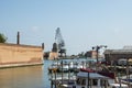 The Venice Arsenal, ancient shipyard, in the city of Venice. Royalty Free Stock Photo