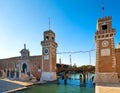 Venice Arsenal and Naval Museum entrance Royalty Free Stock Photo
