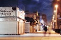 Venice Beach Boardwalk at Night Royalty Free Stock Photo