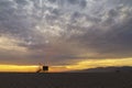 Venice Beach, California. Gorgeous sunset with beach. Summer lifestyle in one of the most famous beach in the world Royalty Free Stock Photo