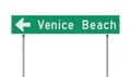 Venice Beach direction road sign