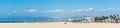 Venice beach panorama in Los Angeles USA