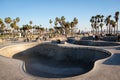 Venice Beach Skatepark, worlwide famous Royalty Free Stock Photo