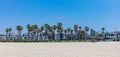 Venice beach in a sunny spring day, USA Royalty Free Stock Photo