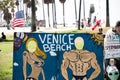 VENICE BEACH, USA - Ocean Front Walk of Venice Beach.