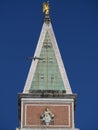 Venice - bell tower in San Marco church cathedral