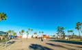 Basketball field in Venice beach