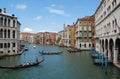 Venice Canal and gondola Royalty Free Stock Photo