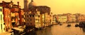 Venice Canal Grande panorama Royalty Free Stock Photo