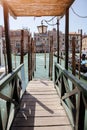 Venice canal scene in Italy