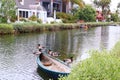 VENICE CANALS, the Historic District in the Venice Beach, Los Angeles County, California