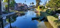 Venice Canals Los Angeles Royalty Free Stock Photo