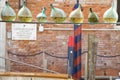 Venice canals reflections in a bottle