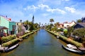 The Venice Canals On A Sunny Southern California Day