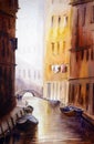 Venice Canals - Watercolor Painting