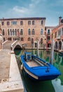 Venice, capital of the Veneto region, a UNESCO World Heritage Site, northeastern Italy- Situated across a group of 118 small