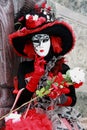 Venice carnival costume and mask Royalty Free Stock Photo