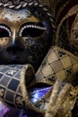 Venice carnival decorative elements. Carnival mask