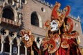 Venice Carnival Jester mask Royalty Free Stock Photo