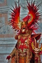 Venice carnival, portrait of a mask, during the Venetian carnival in the whole city there are wonderful masks.