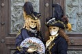 Venice Carnival 2017. Venetian masks. Venice, Italy. Carnival is the most important event of the year in Venice Royalty Free Stock Photo