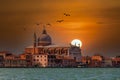 Venice Church Beyond Channel