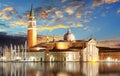 Venice - Church of San Giorgio Maggiore Royalty Free Stock Photo