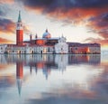 Venice - Church of San Giorgio Maggiore Royalty Free Stock Photo