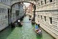 Venice city with the Bridge of sighs and gondola , Italy Royalty Free Stock Photo