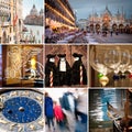 Venice city collage