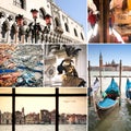 Venice city collage