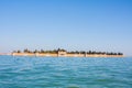 Venice City of Italy. View on San Michele cemetery, Venetian old graveyard Royalty Free Stock Photo