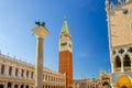 Venice cityscape with Campanile bell tower Royalty Free Stock Photo
