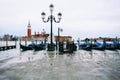 Venice classic view tilt-shift style view Royalty Free Stock Photo