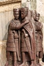 Monument of the Four Tetrarchs in San Marco square - Venice Italy Royalty Free Stock Photo