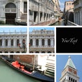 Venice Collage Royalty Free Stock Photo
