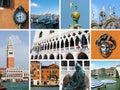 Venice collage Royalty Free Stock Photo