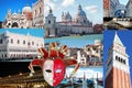 Venice collage Royalty Free Stock Photo