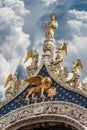 Detail of the Basilica of San Marco - Venice Italy Royalty Free Stock Photo