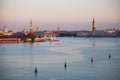 Venice in the early morning Royalty Free Stock Photo