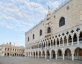 Venice in the early morning with Doge palace, Italy Royalty Free Stock Photo