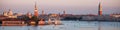 Venice in the early morning panorama Royalty Free Stock Photo