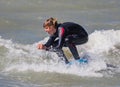 VENICE, FL - February 7 - High waves brought out the surfers on Venice Beach on Florida`s Gulf Coast on Feb 7, 2016