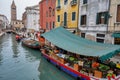 Venice Floating Market Royalty Free Stock Photo