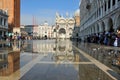 Venice Flooded Royalty Free Stock Photo