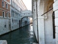 Magic canals of Venice Royalty Free Stock Photo